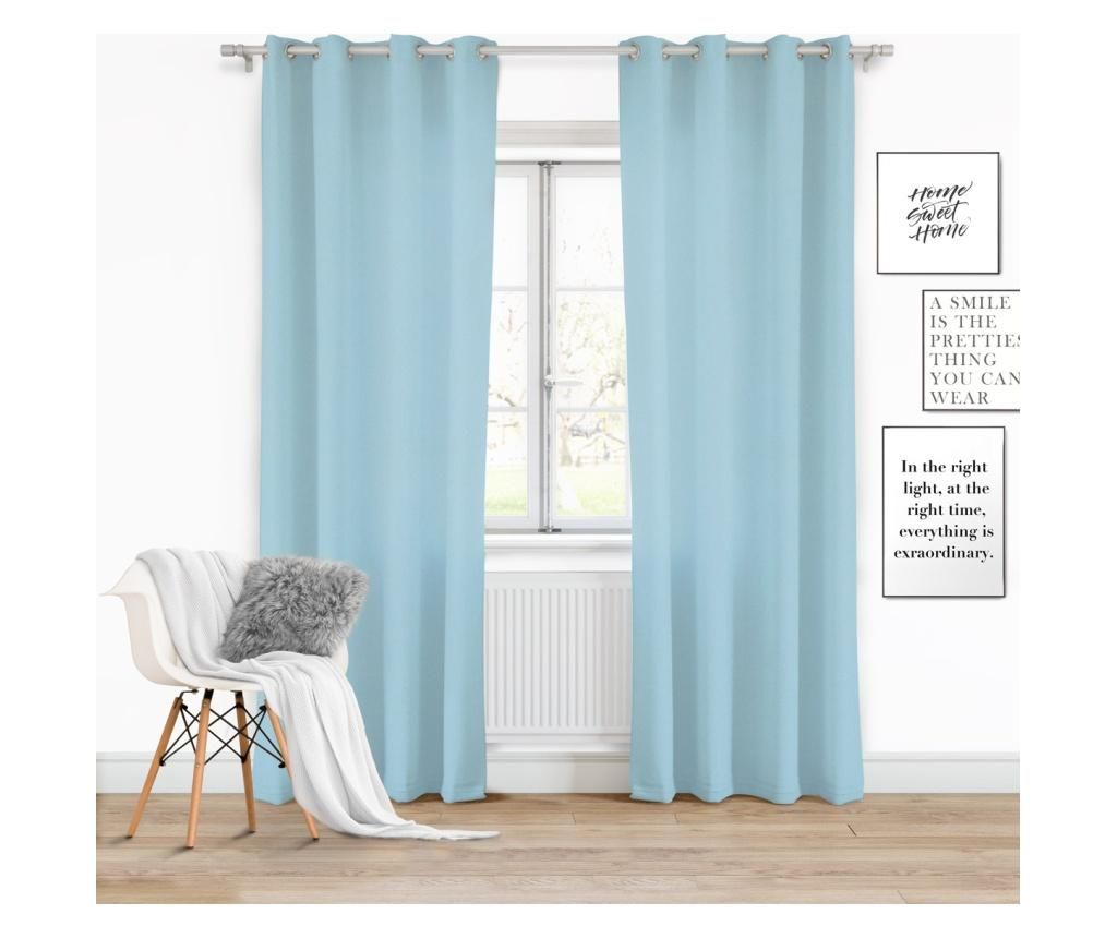 Draperie Viva Light Blue 140×250 cm – Chic Home, Albastru Chic Home